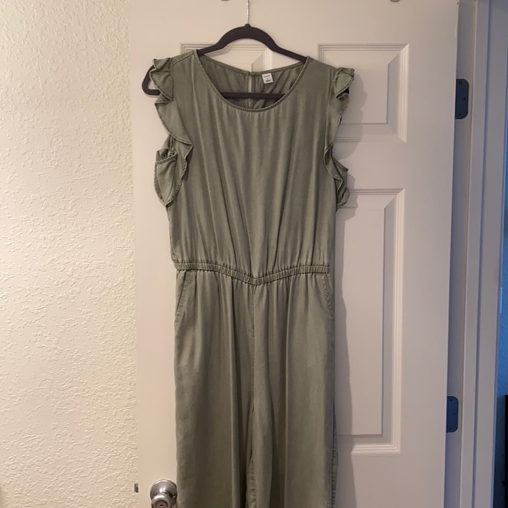 Old Navy Green Jumpsuit